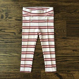 NWT Janie & Jack Pink Leggings Heart Buttons